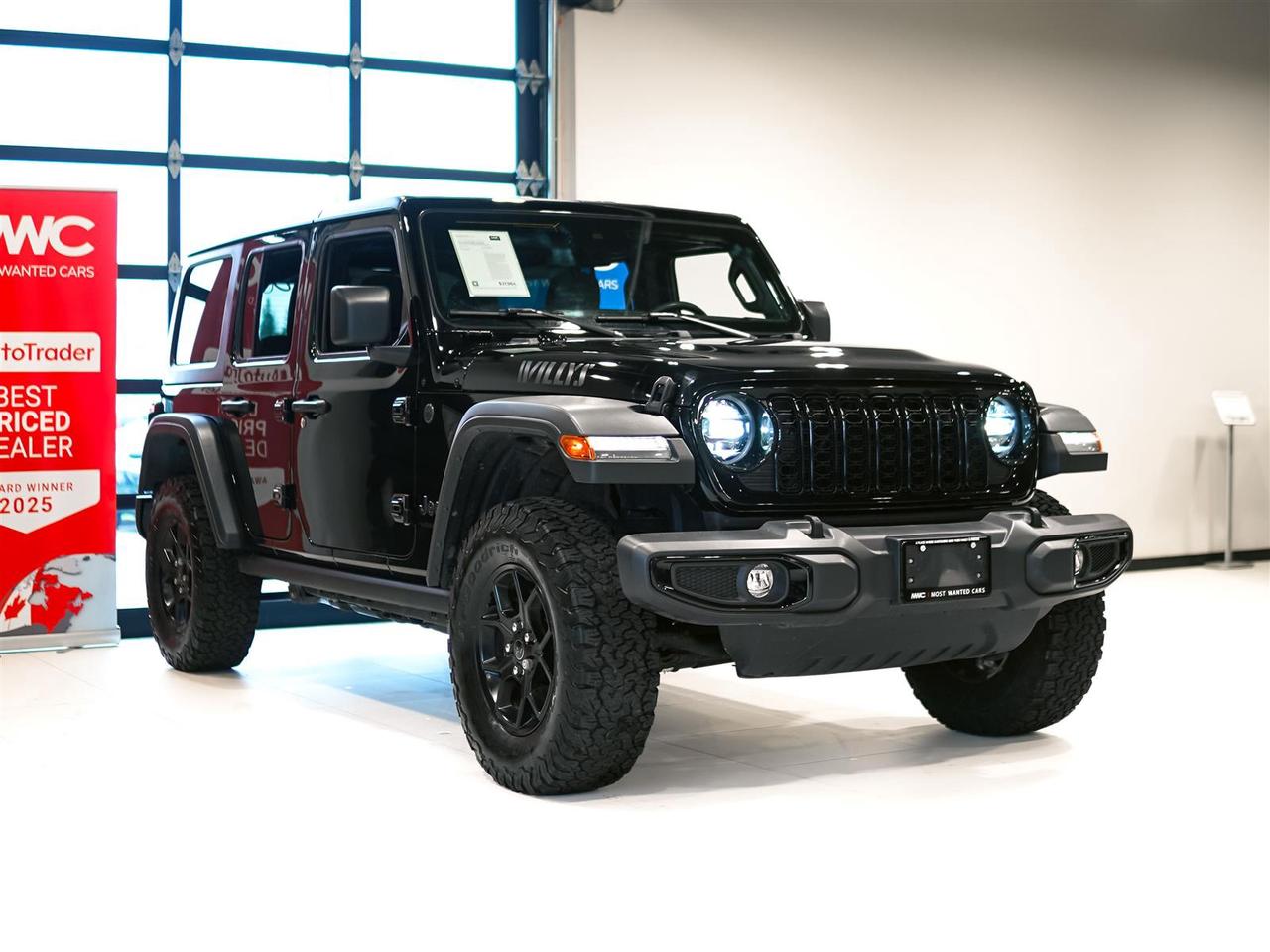 2024 Jeep Wrangler WILLYS 4X4 | OVER $7,000 IN UPGRADES | NO ACCIDENTS Photo
