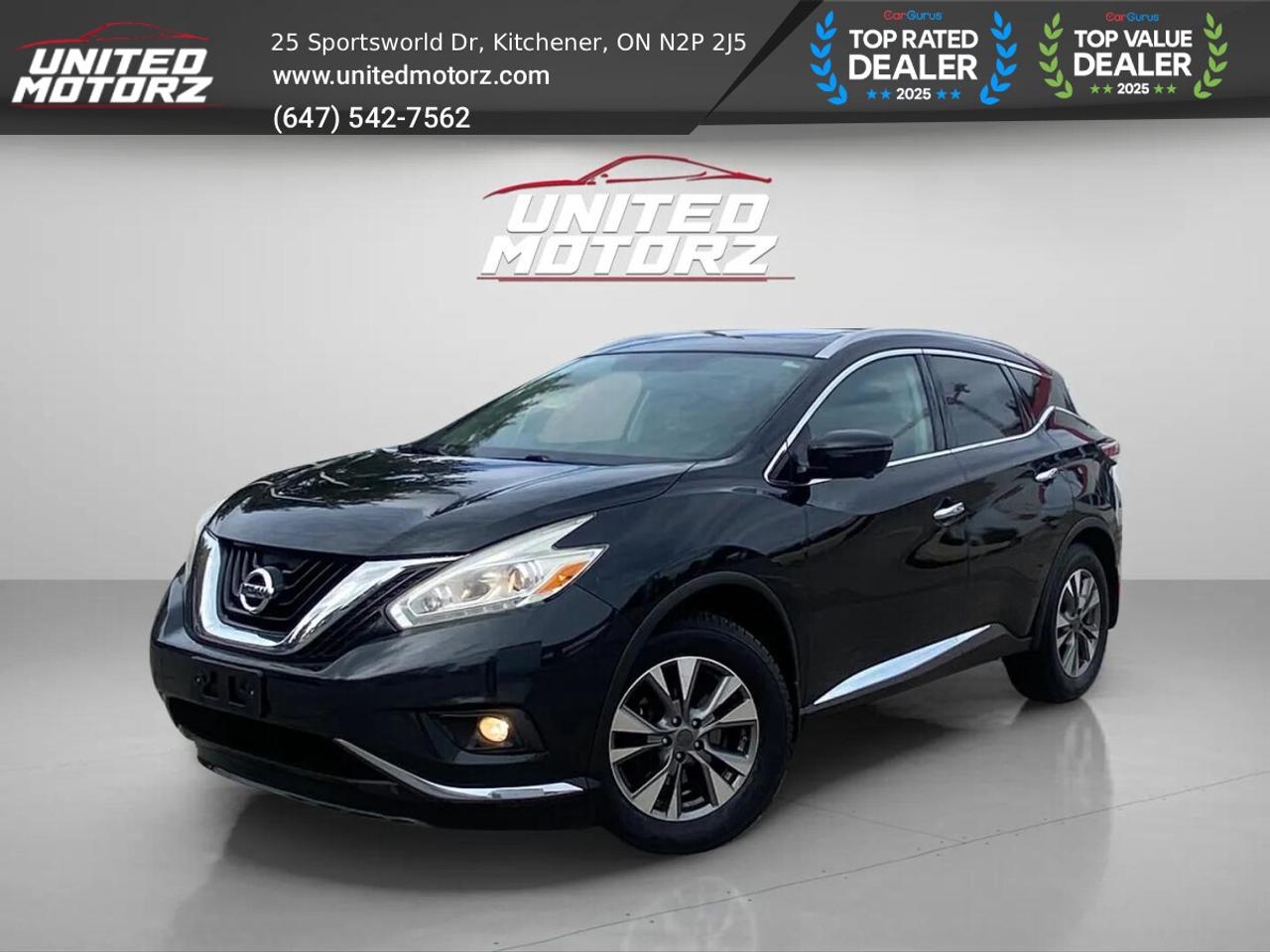 2016 Nissan Murano SL AUTO AWD 3.5L 6cyl~SAFETY CERTIFIED~ Photo5