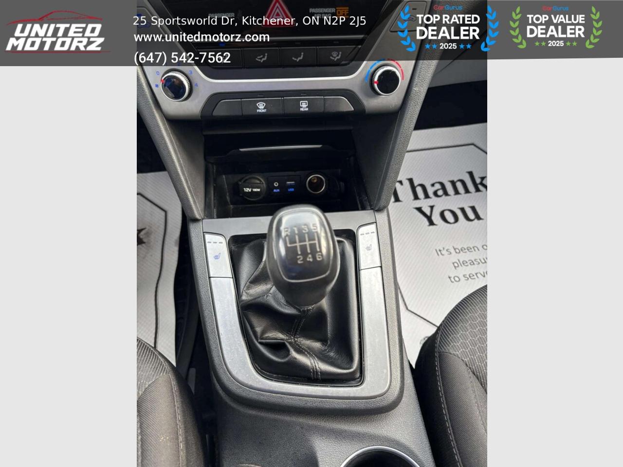 2017 Hyundai Elantra L Man MANUAL FWD 2.0L 4cyl~SAFETY CERTIFIE Photo