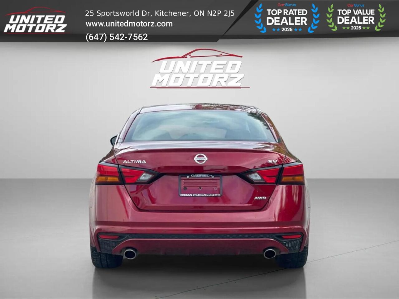 2019 Nissan Altima 2.5 SV AWD 4cyl~SAFETY CERTIFIED~ Photo