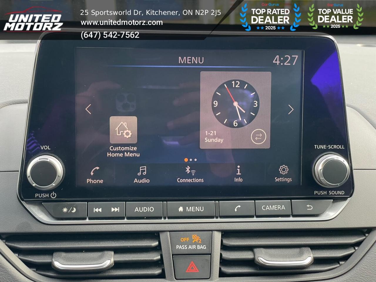 2019 Nissan Altima 2.5 SV AWD 4cyl~SAFETY CERTIFIED~ Photo