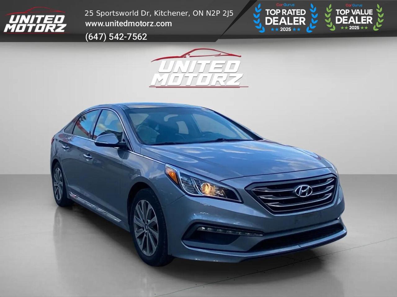 2015 Hyundai Sonata Sport  FWD 2.4L 4cyl~SAFETYT CERTIFIED~NO ACCIDENT Photo