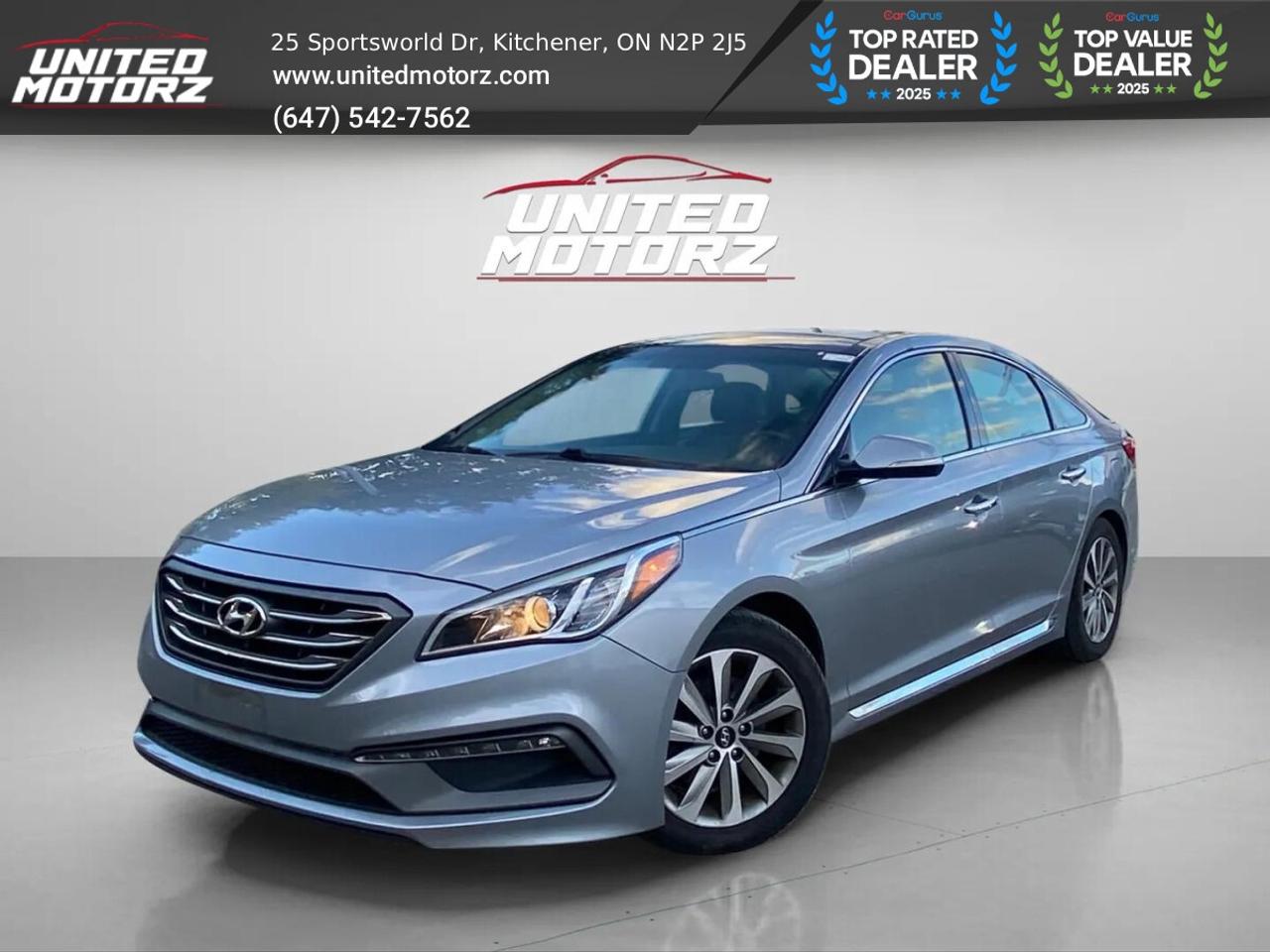 2015 Hyundai Sonata Sport  FWD 2.4L 4cyl~SAFETYT CERTIFIED~NO ACCIDENT Photo1