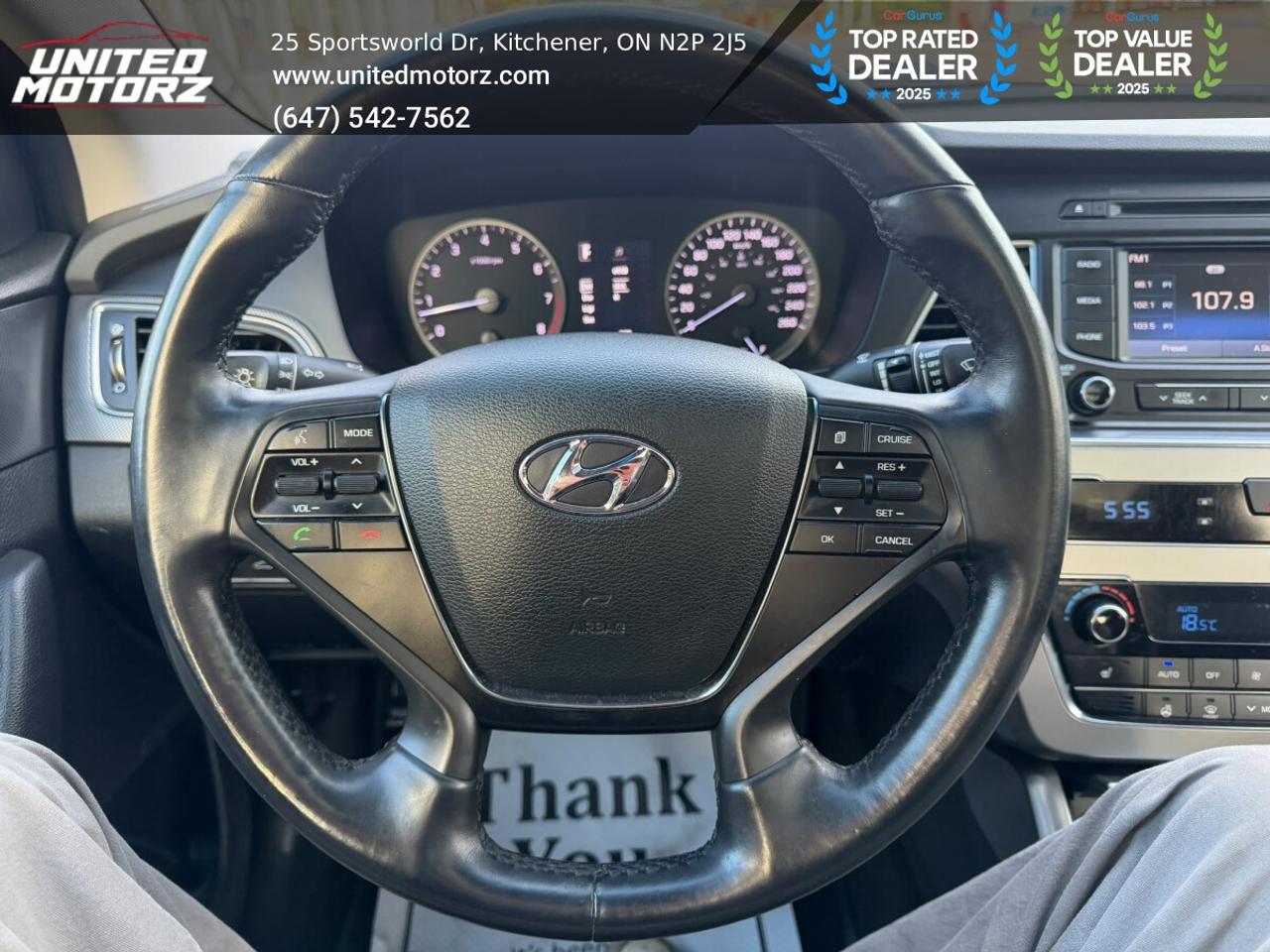 2015 Hyundai Sonata Sport  FWD 2.4L 4cyl~SAFETYT CERTIFIED~NO ACCIDENT Photo