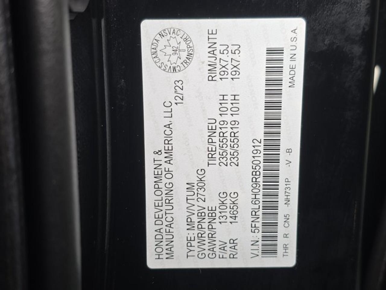 2024 Honda Odyssey  Photo
