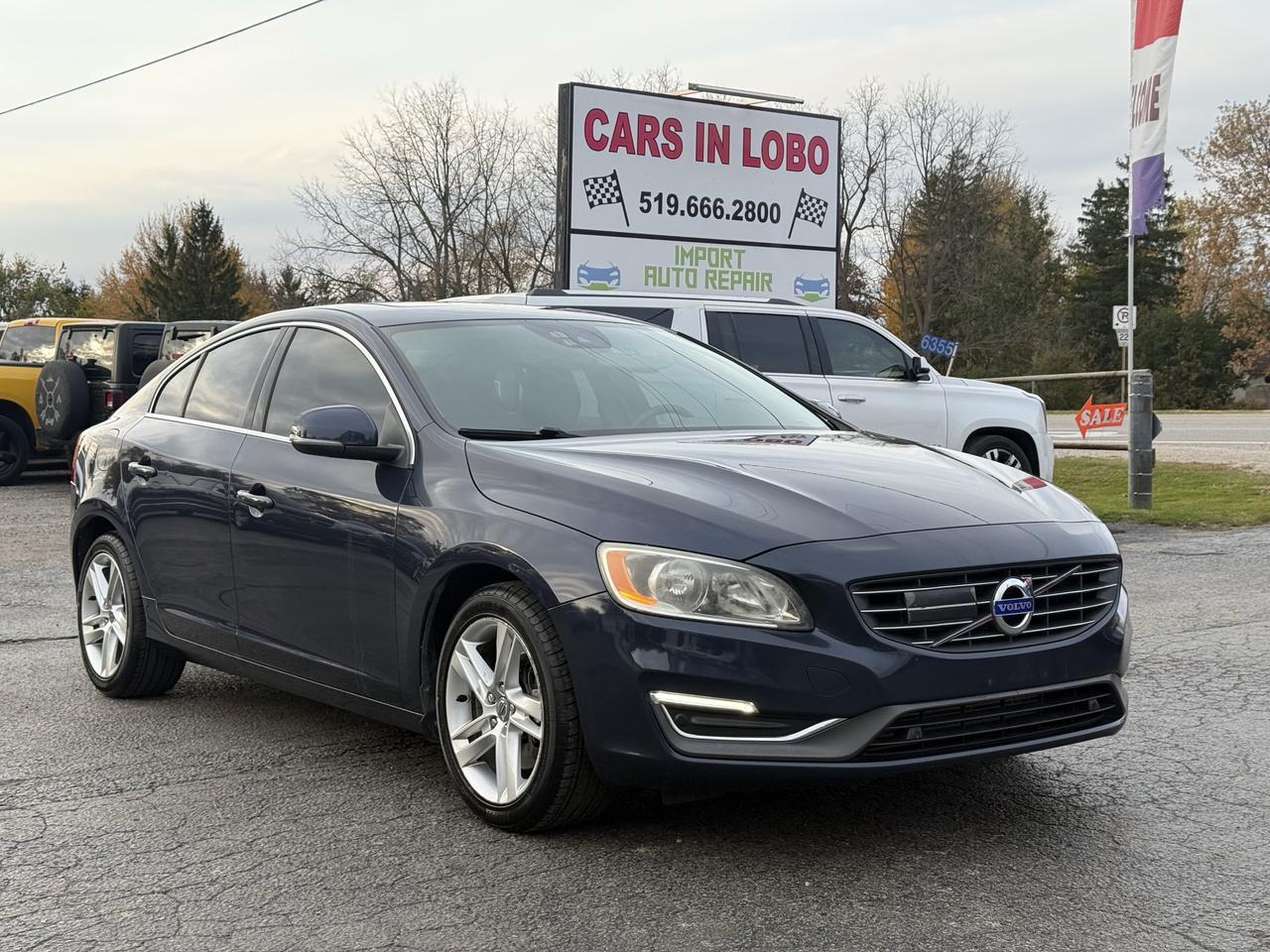 Blue 2015 Volvo S60 Sedan All-Wheel Drive Automatic