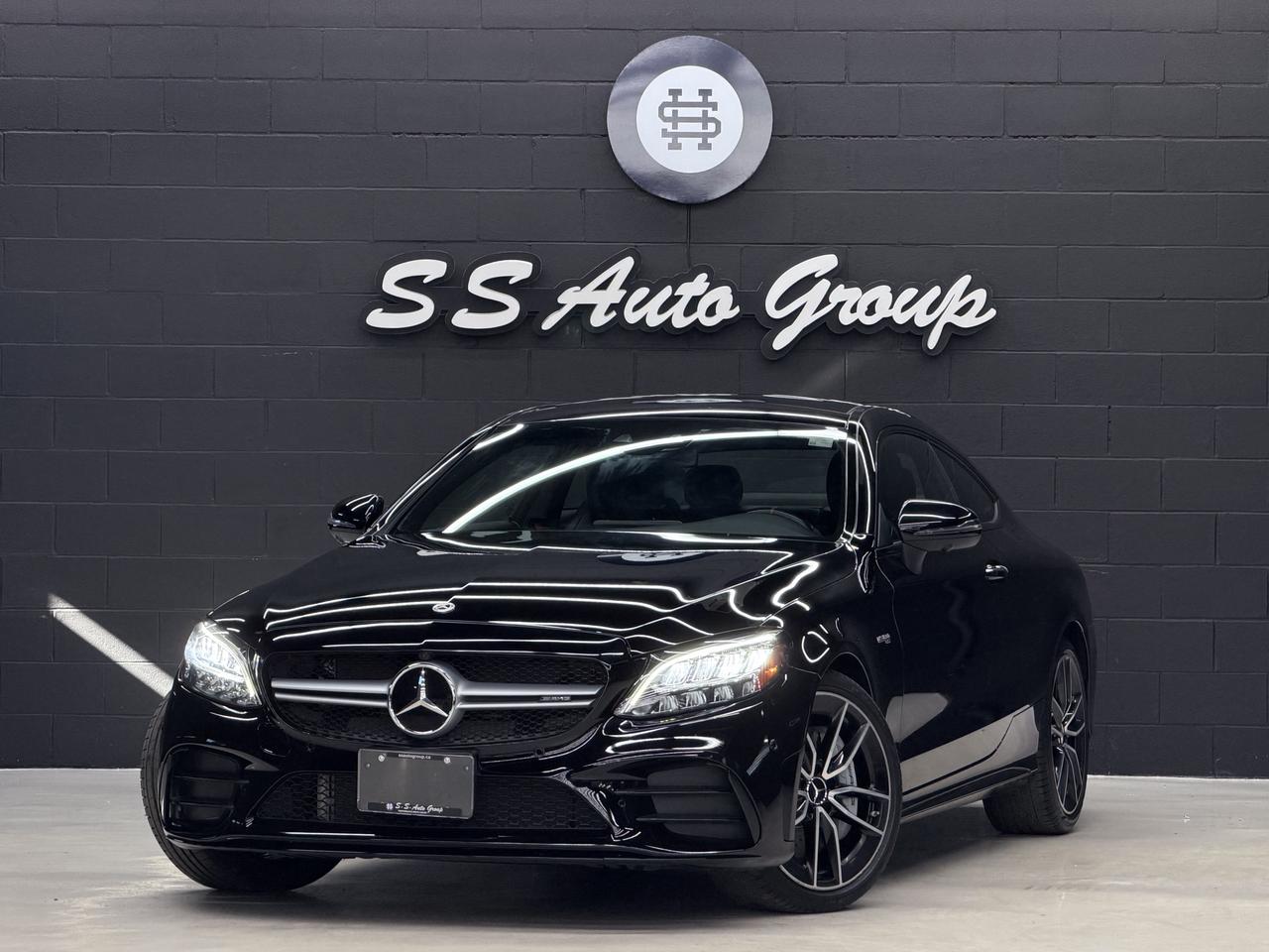 Black 2022 Mercedes-Benz C-Class Coupe All-Wheel Drive Automatic
