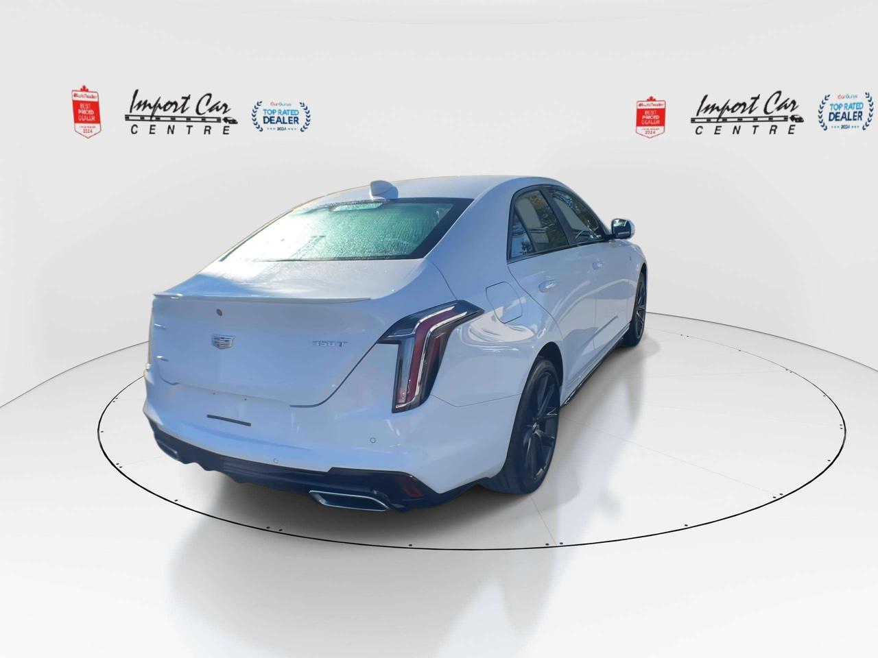 2022 Cadillac CT4 Sport AWD, LEATHER, ROOF, BOSE SOUND, HTD. & VENTED SEATS, BK. CAM, ALLOYS Photo