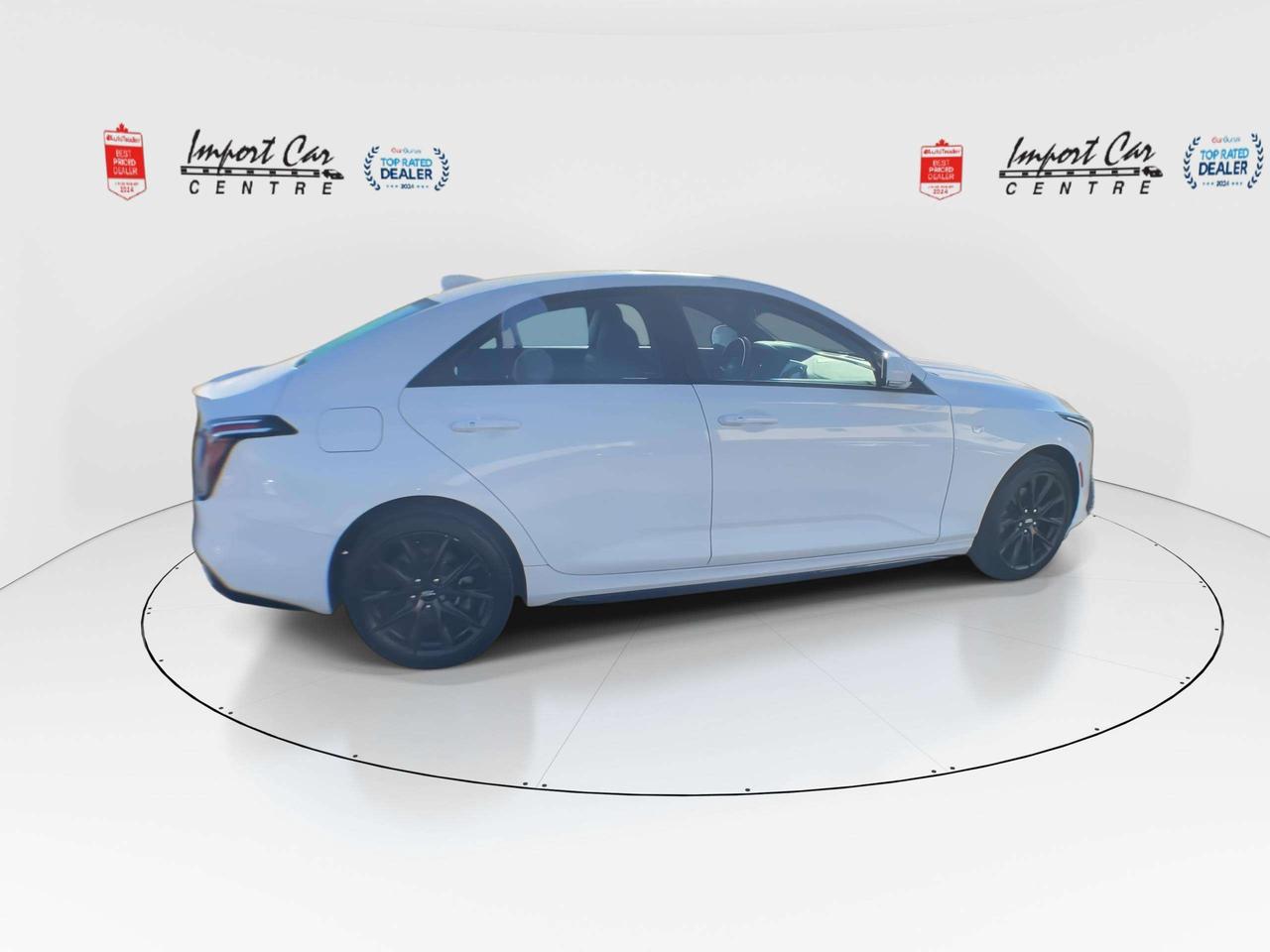 2022 Cadillac CT4 Sport AWD, LEATHER, ROOF, BOSE SOUND, HTD. & VENTED SEATS, BK. CAM, ALLOYS Photo