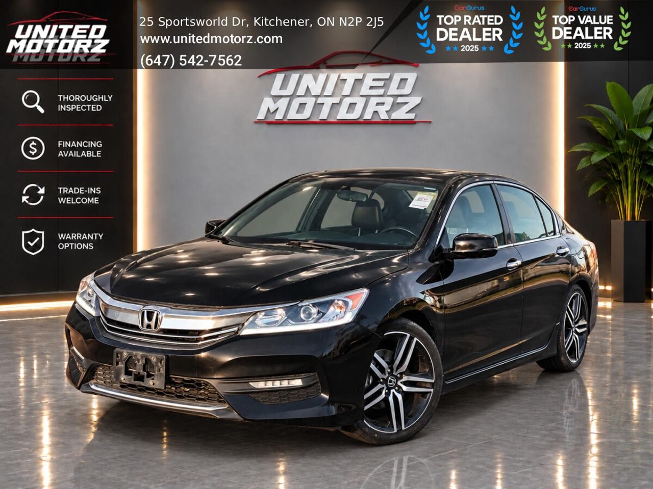2016 Honda Accord Sport~CERTIFIED~ 19 SERVICE RECORDS~ Photo0