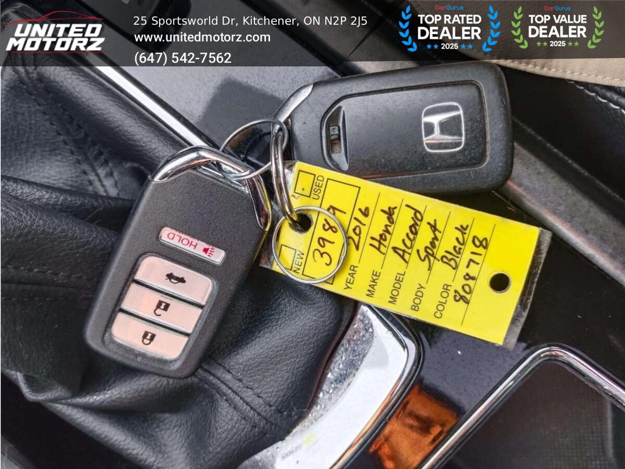 2016 Honda Accord Sport~CERTIFIED~ 19 SERVICE RECORDS~ Photo