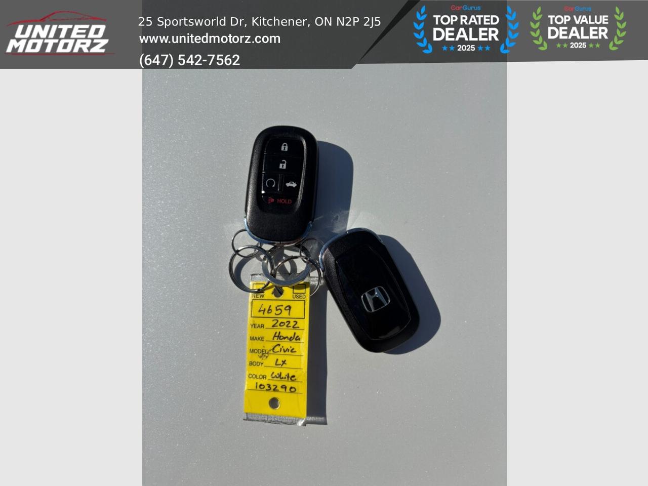 2022 Honda Civic LX FWD 2.0L~SAFETY CERTIFIED~ Photo