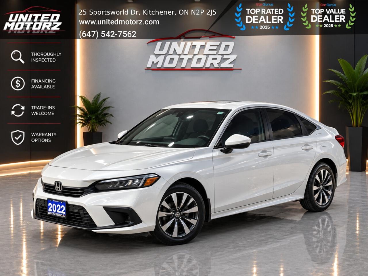 2022 Honda Civic LX FWD 2.0L~SAFETY CERTIFIED~ Photo0