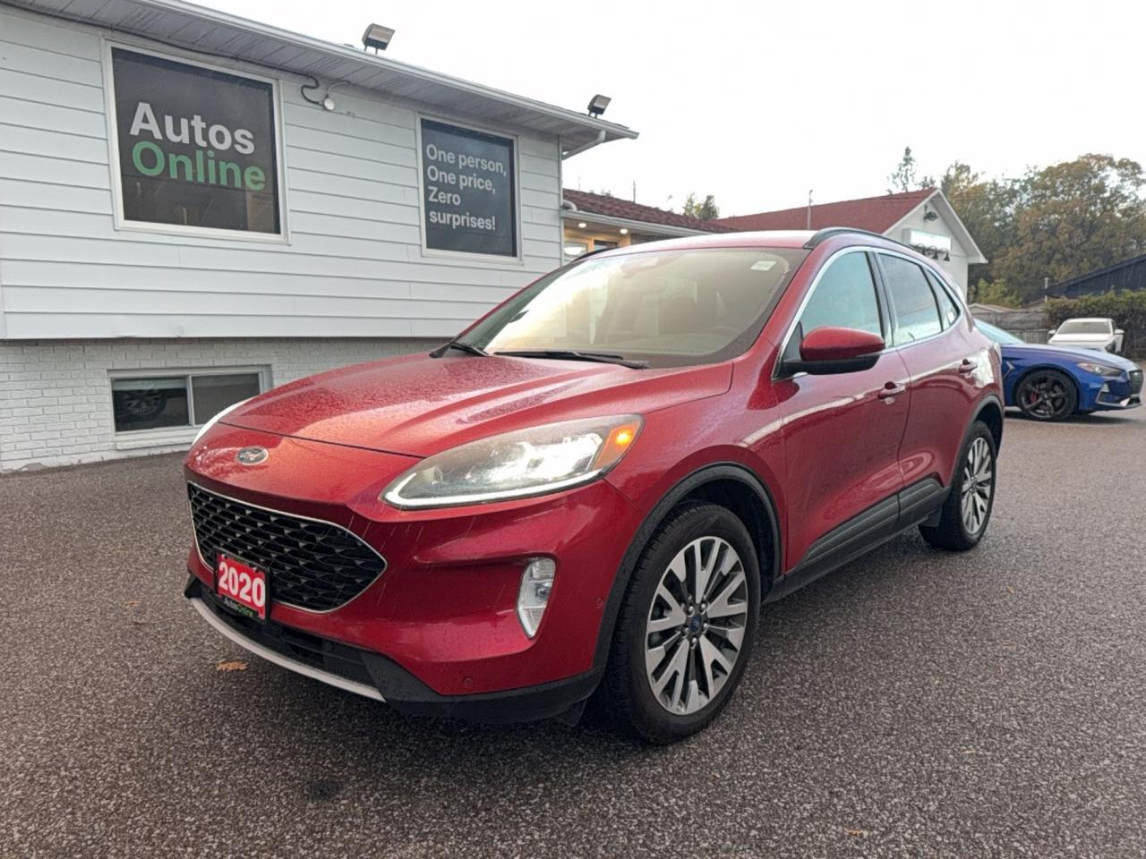 Red 2020 Ford Escape Hybrid SUV / Crossover All-Wheel Drive Continuously Variable Transmission