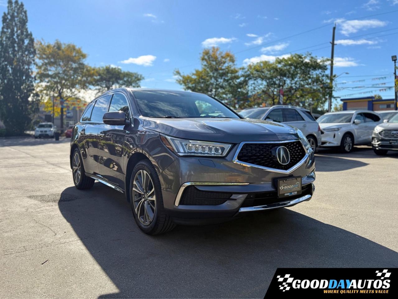 2019 Acura MDX Tech AWD 7 PASS 1 OWNER CLEAN CARFX ACURA SERVICED Photo