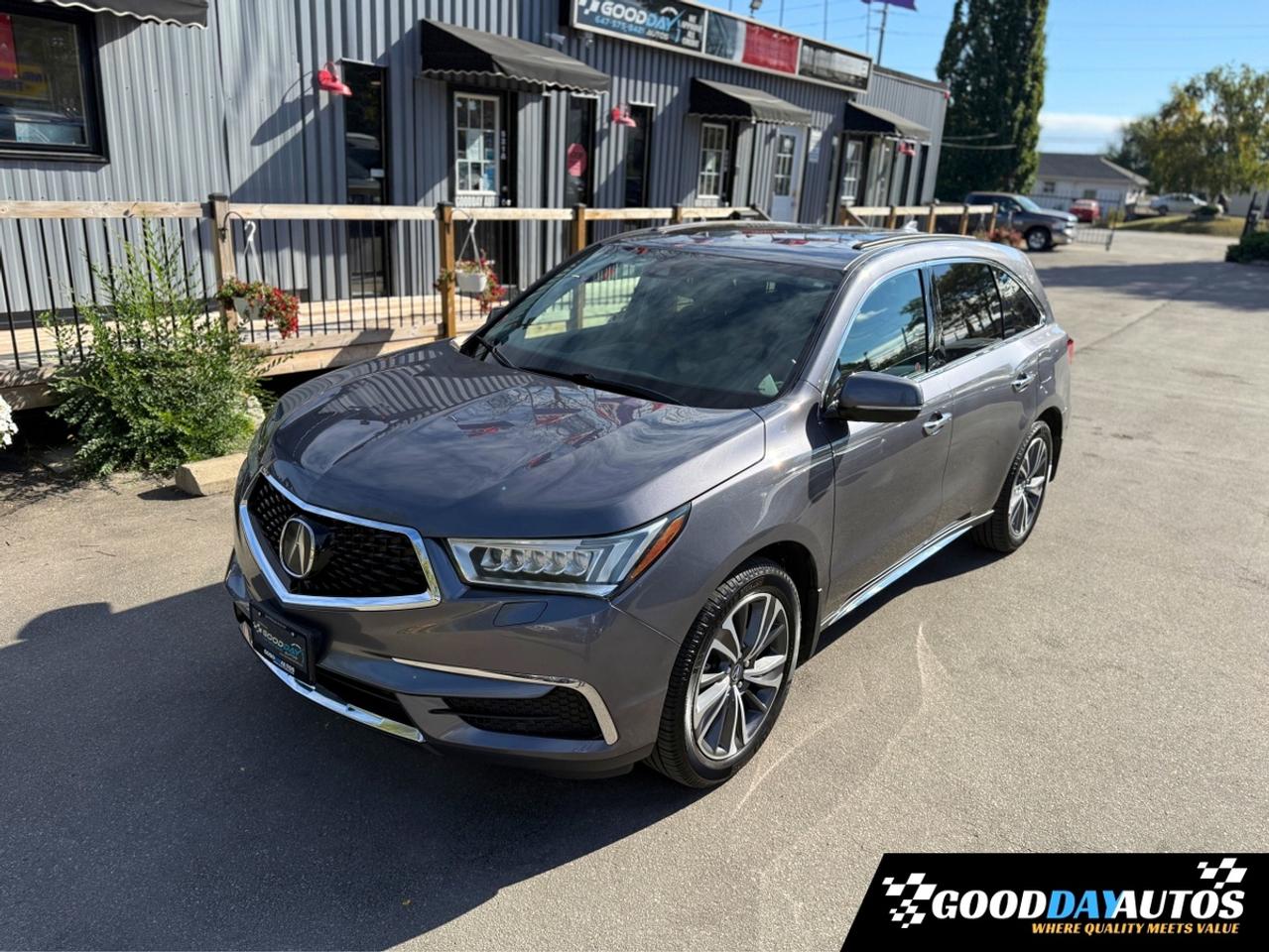 2019 Acura MDX Tech AWD 7 PASS 1 OWNER CLEAN CARFX ACURA SERVICED Photo