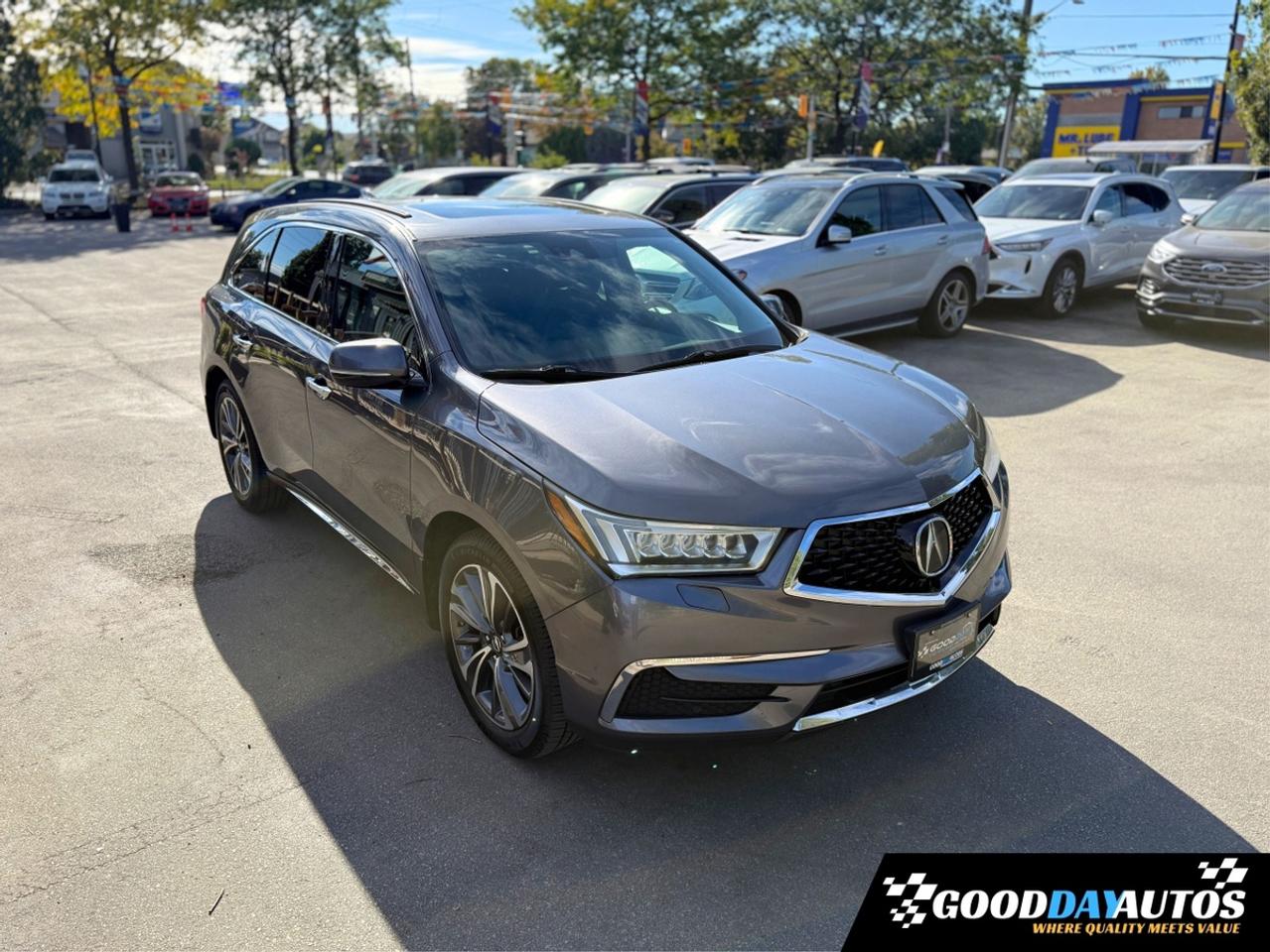 2019 Acura MDX Tech AWD 7 PASS 1 OWNER CLEAN CARFX ACURA SERVICED Photo