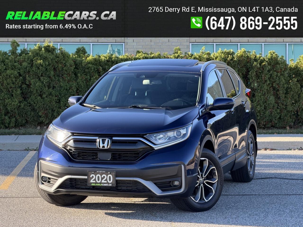 2020 Honda CR-V EX-L | AWD | No-Accident | Leather | Sunroof | Loa Photo0