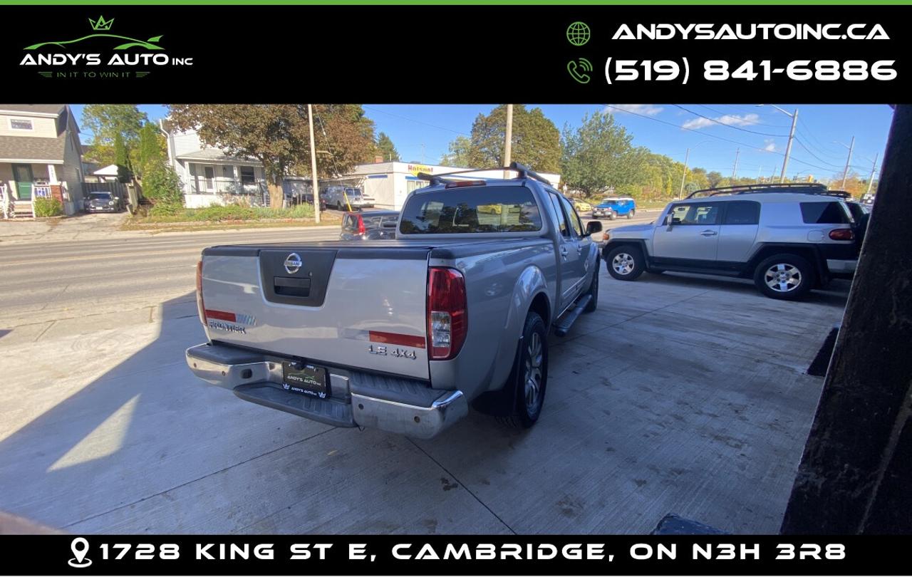 2010 Nissan Frontier ! LOW KM ! SUNROOF ! HEATED POWER SEATS ! LE ! LOW KM ! SUNROOF ! HEATED POWER SEATS ! LEATH Photo4