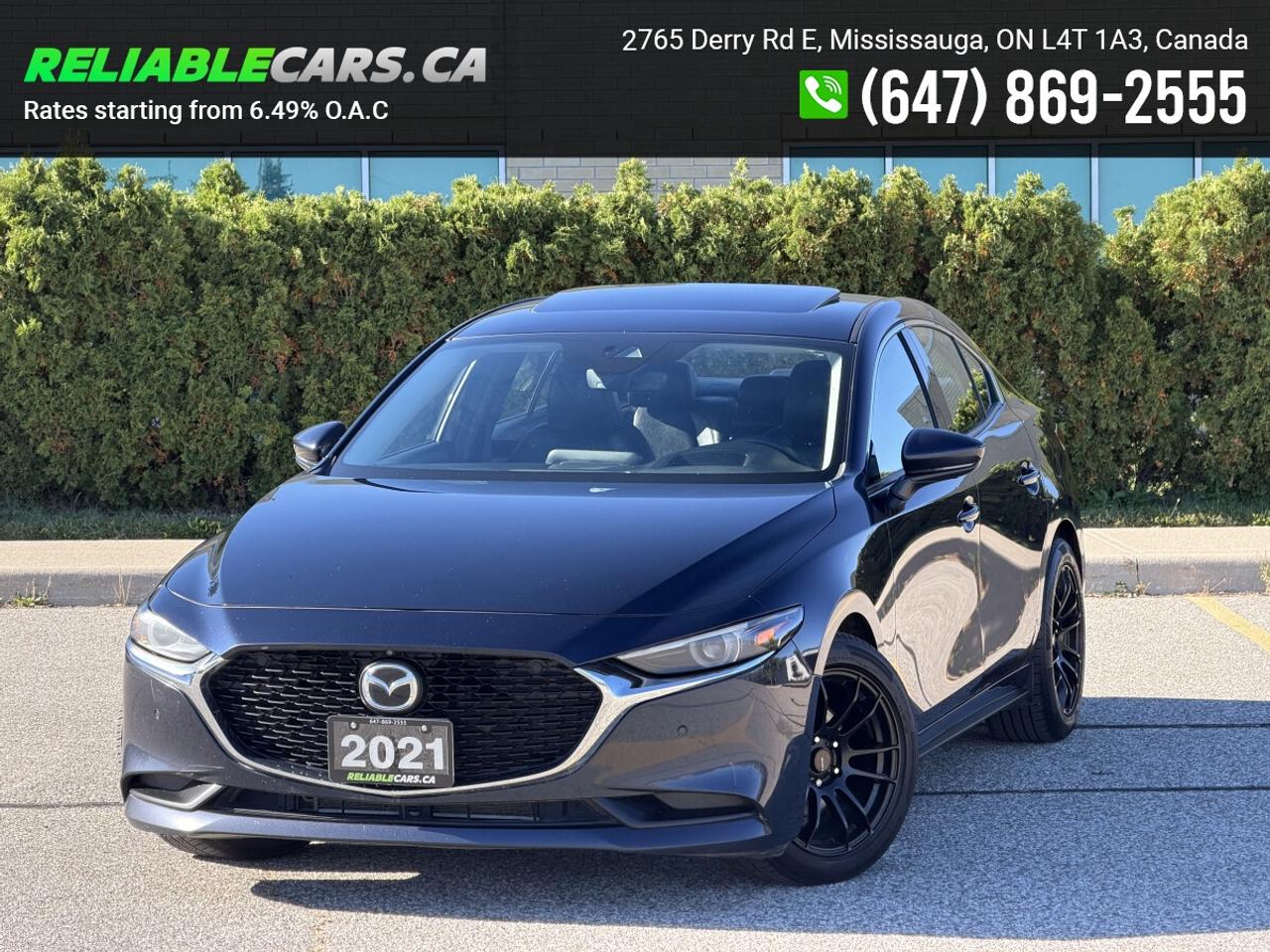 2021 Mazda MAZDA3 GT | AWD | No-Accident | Leather | Sunroof | Hud Photo