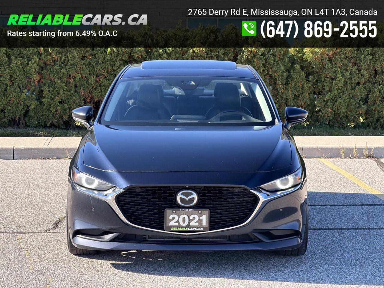 2021 Mazda MAZDA3 GT | AWD | No-Accident | Leather | Sunroof | Hud Photo