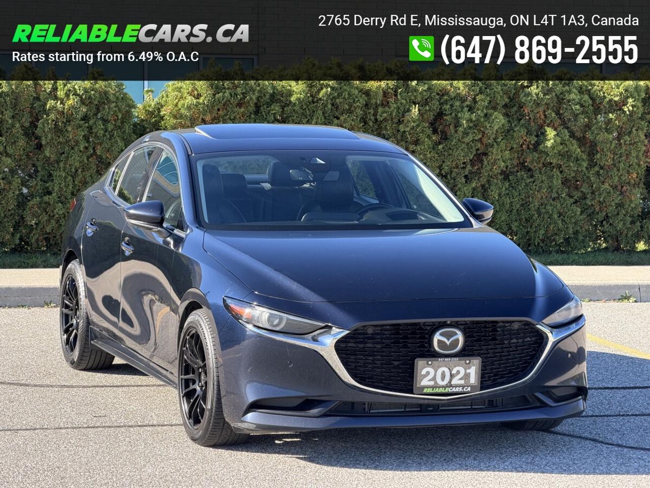 2021 Mazda MAZDA3 GT | AWD | No-Accident | Leather | Sunroof | Hud Photo