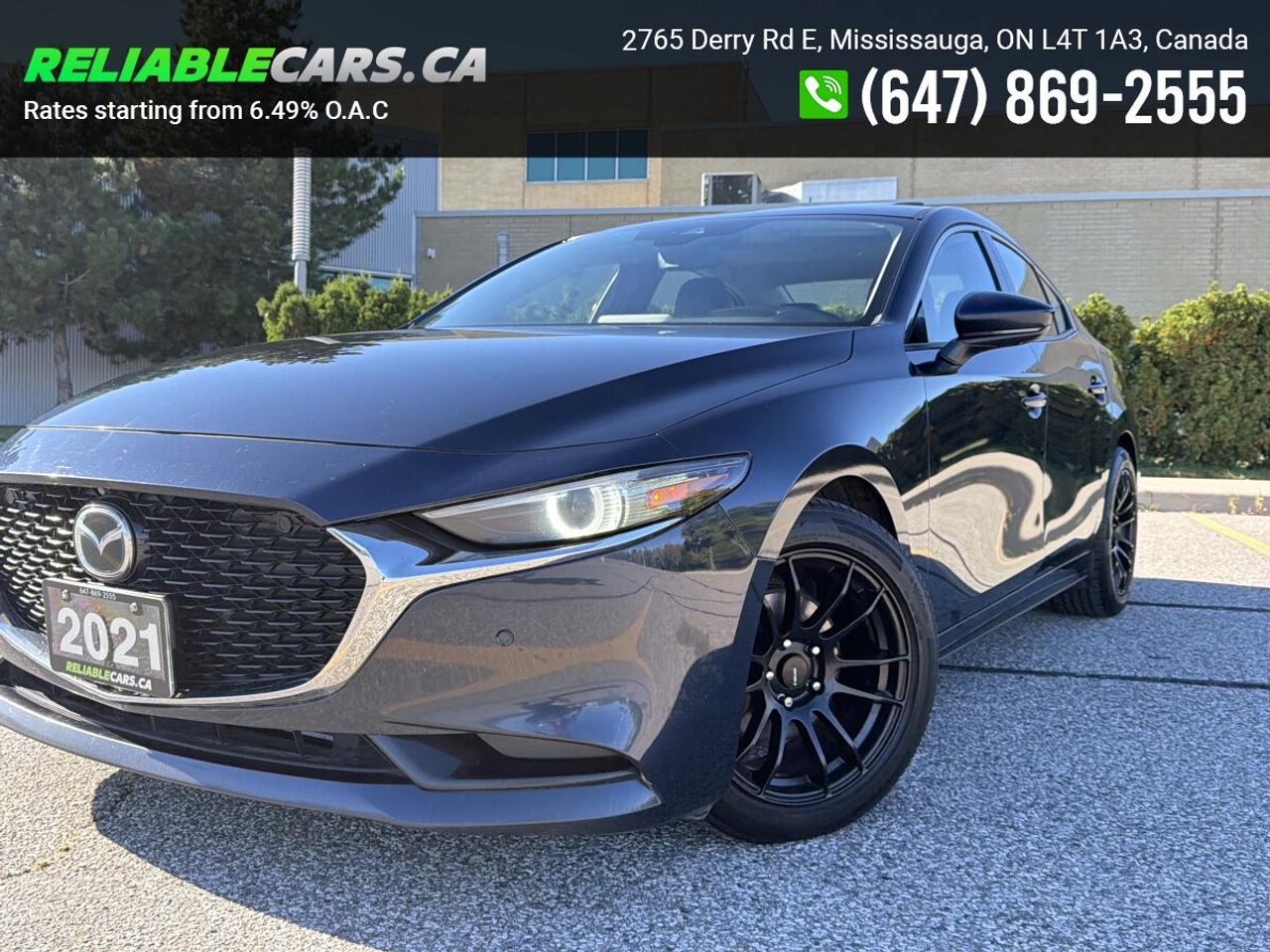 2021 Mazda MAZDA3 GT | AWD | No-Accident | Leather | Sunroof | Hud Photo3