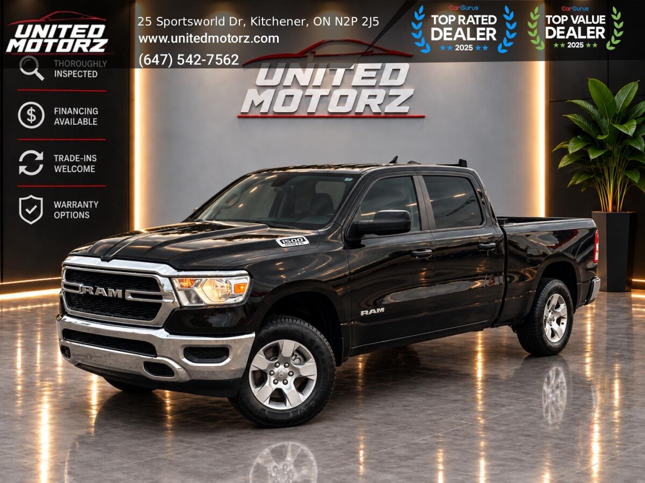 2019 RAM 1500 Tradesman 4WD CREW CAB 6'4"BOX HEMI 5.7L V8~SAFETY Photo