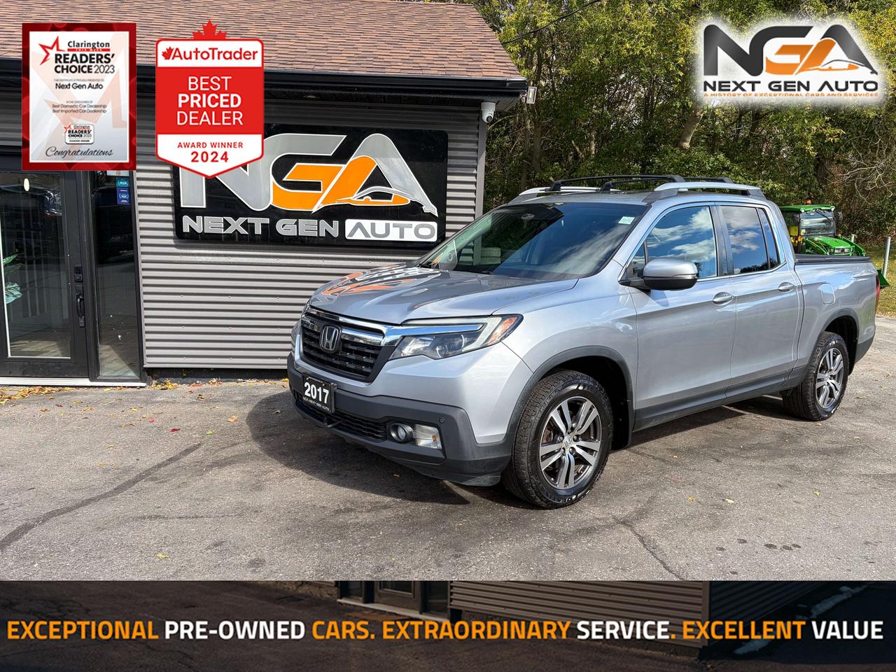 2017 Honda Ridgeline EX-L AWD Leather Moonroof Clean CARFAX Photo