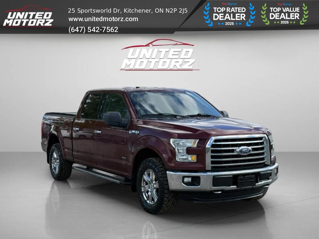 2016 Ford F-150 XLT SUPER CREW 157" 4WD 3.5L 6cyl~SAFETY CERT Photo