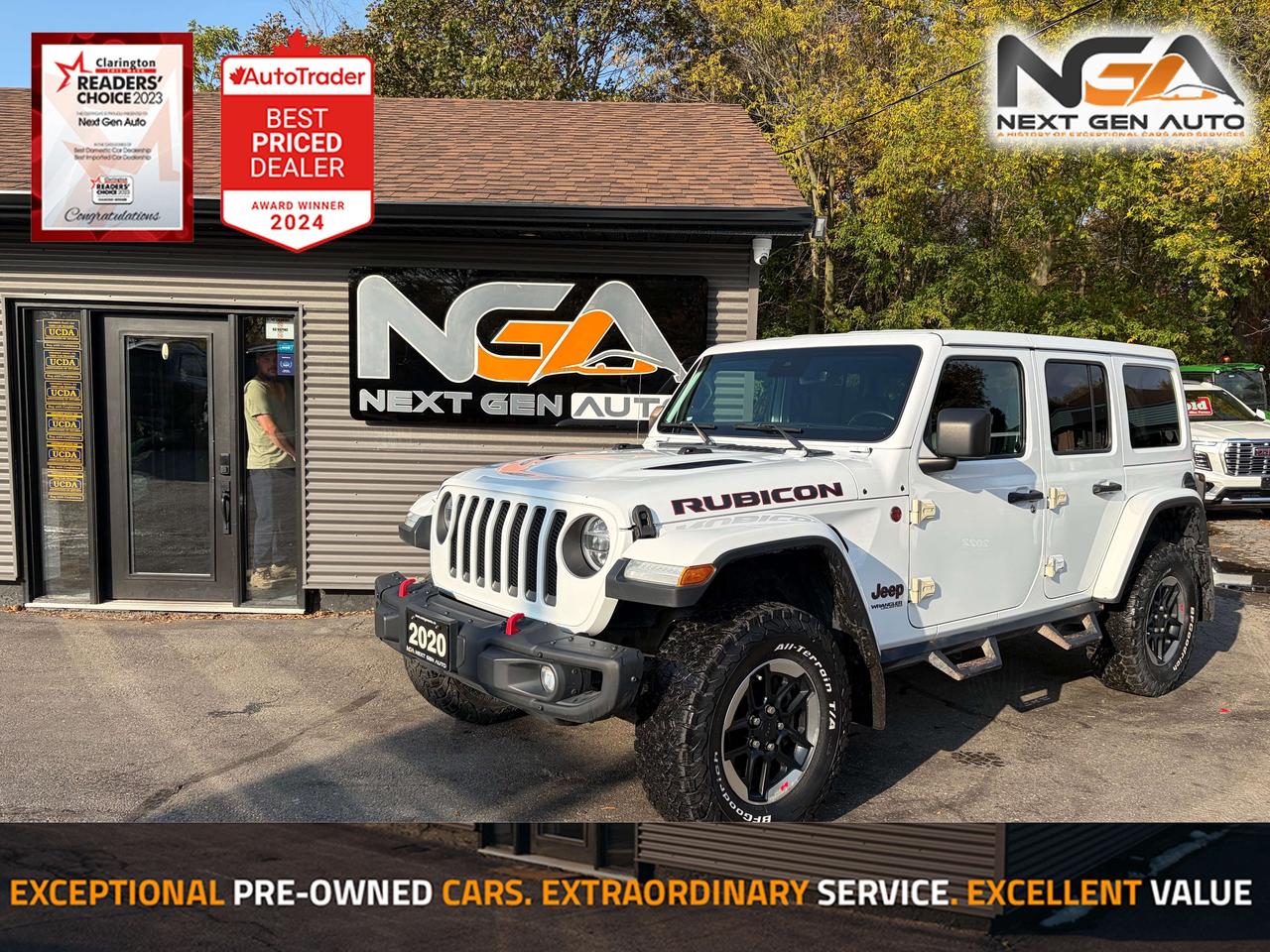 2020 Jeep Wrangler Unlimited Rubicon Leather Navigation One Owner No Photo0