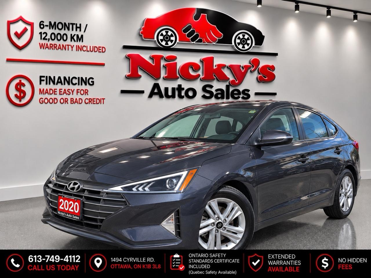 2020 Hyundai Elantra PREFERRED - AUTO - ALLOYS - R.CAMERA - LOW KMS! Photo