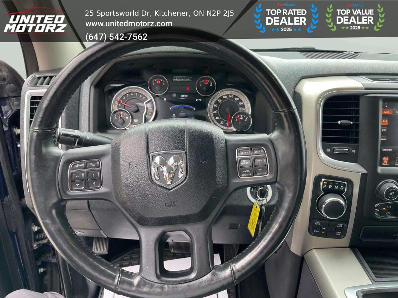 2014 RAM 1500 BIG Horn Hemi 5.7L QUAD CAB 140.5" 4WD V8~SAF Photo