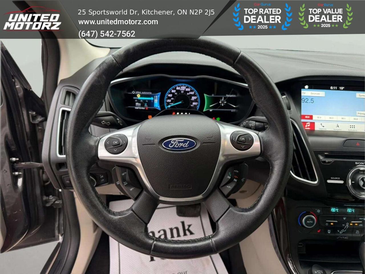 2018 Ford Focus ELECTRIC FWD~SAFETY CERTIFIED~ Photo