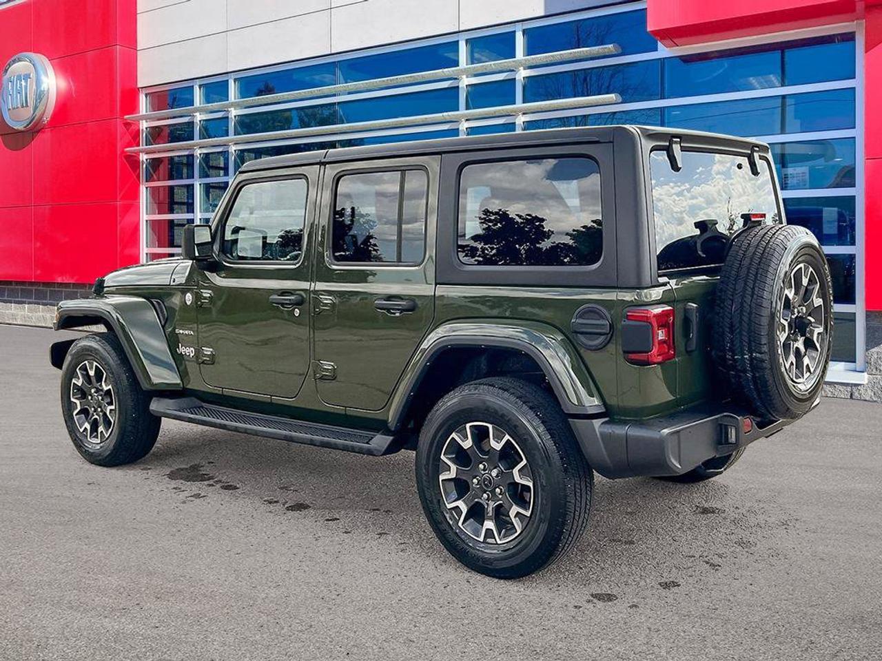 2024 Jeep Wrangler Sahara | Sarge Green | One Owner | Clean CarFax Report | Ontario Vehicle | Fully Certified | CarPlay Photo