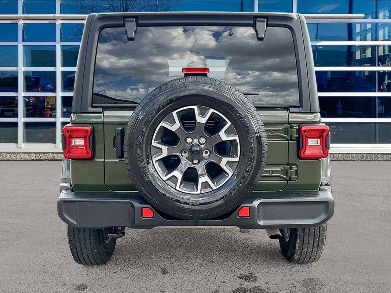 2024 Jeep Wrangler Sahara | Sarge Green | One Owner | Clean CarFax Report | Ontario Vehicle | Fully Certified | CarPlay Photo3
