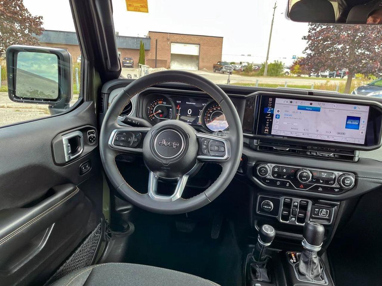 2024 Jeep Wrangler Sahara | Sarge Green | One Owner | Clean CarFax Report | Ontario Vehicle | Fully Certified | CarPlay Photo