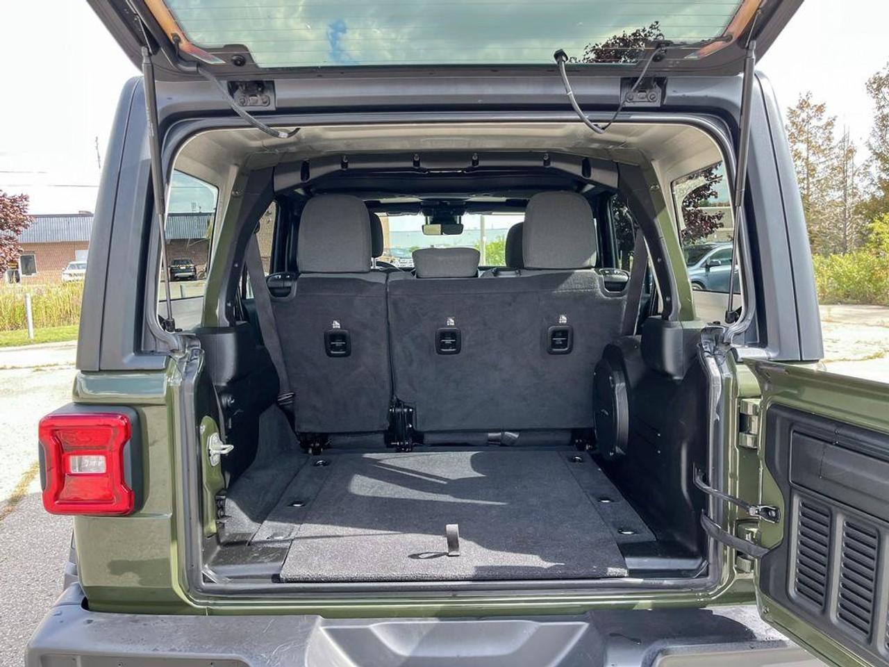 2024 Jeep Wrangler Sahara | Sarge Green | One Owner | Clean CarFax Report | Ontario Vehicle | Fully Certified | CarPlay Photo