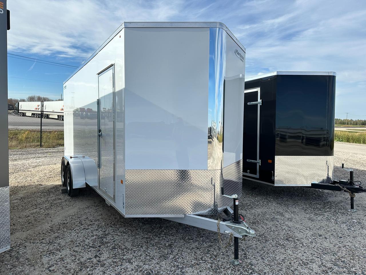 2027 Rainbow Enclosed Cargo 7 x 18 Aluminum Excursion Ramp Door Photo