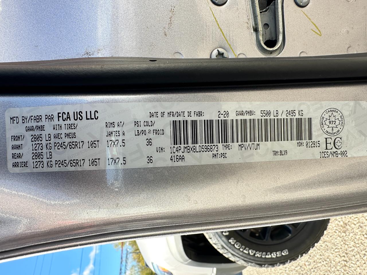 2020 Jeep Cherokee TrailhawkElite4x4 HTD/CLD-LTH PanoRoof PwrGate NAV Photo