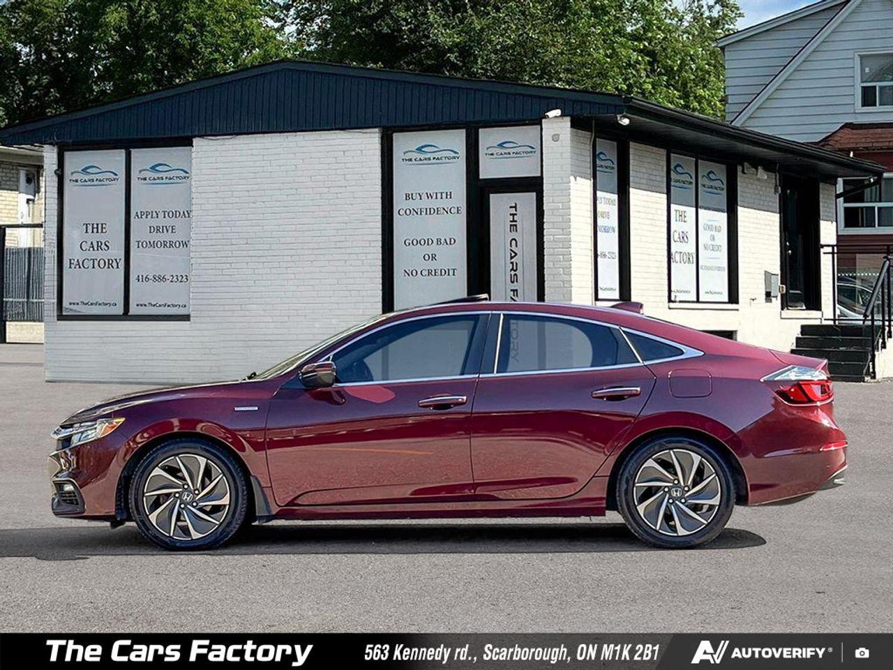 2019 Honda Insight Touring HYBRID Leather / S.Roof / Apple Carplay! Photo