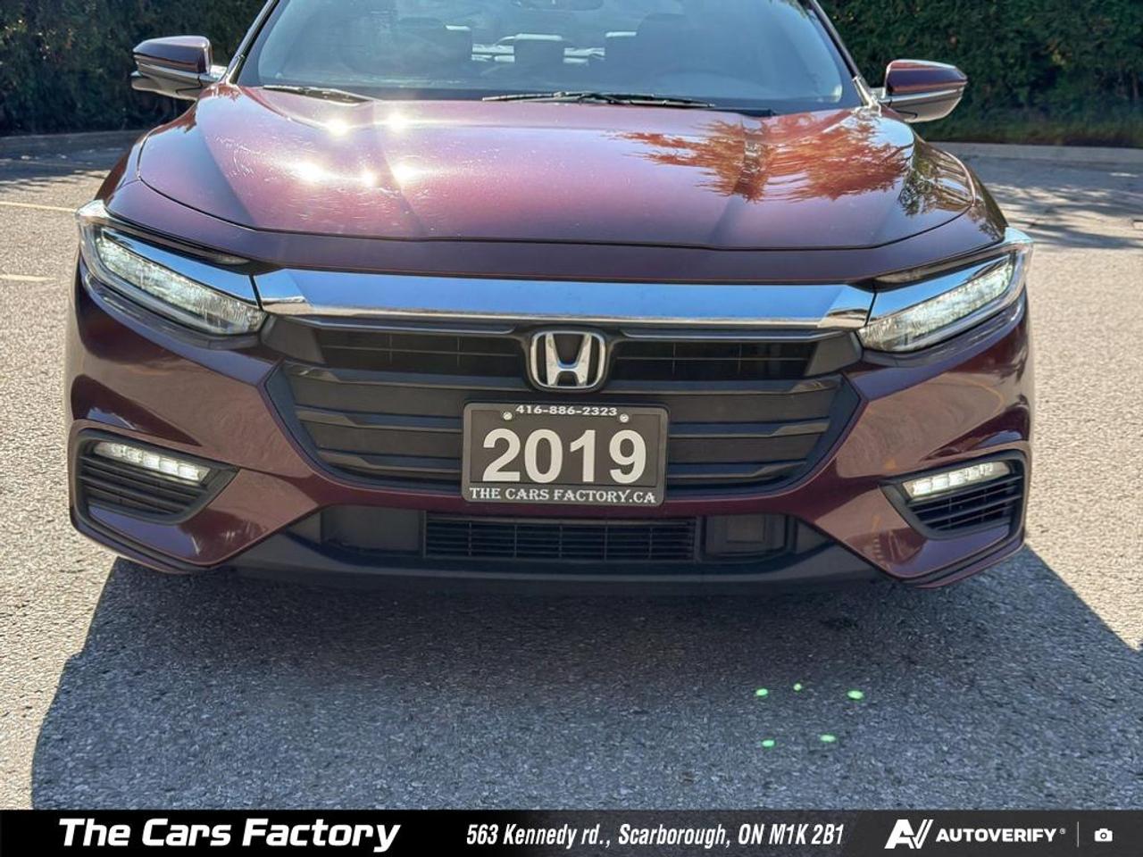 2019 Honda Insight Touring HYBRID Leather / S.Roof / Apple Carplay! Photo