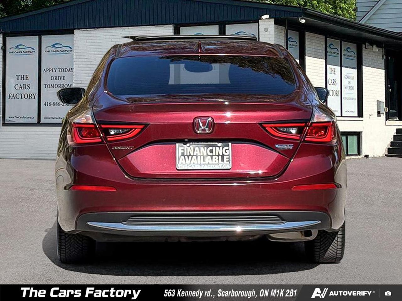 2019 Honda Insight Touring HYBRID Leather / S.Roof / Apple Carplay! Photo