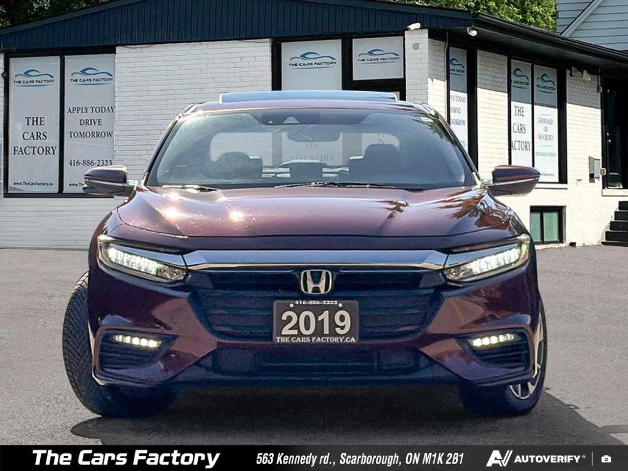 2019 Honda Insight Touring HYBRID Leather / S.Roof / Apple Carplay! Photo