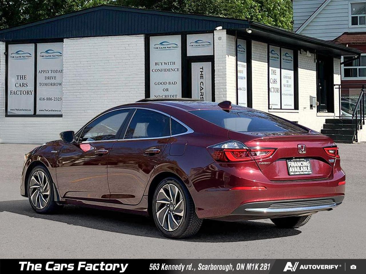 2019 Honda Insight Touring HYBRID Leather / S.Roof / Apple Carplay! Photo4
