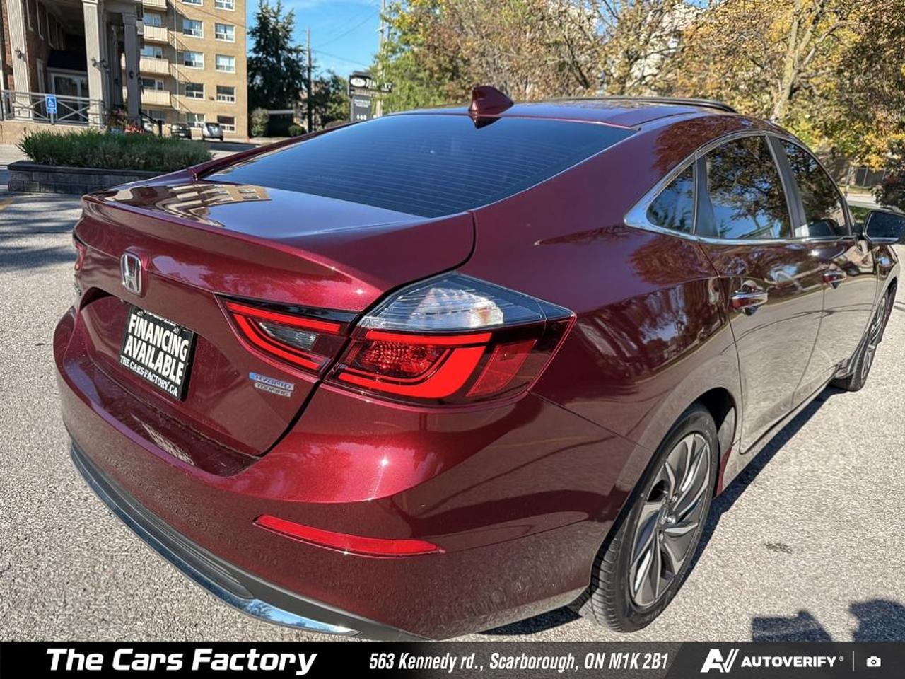 2019 Honda Insight Touring HYBRID Leather / S.Roof / Apple Carplay! Photo