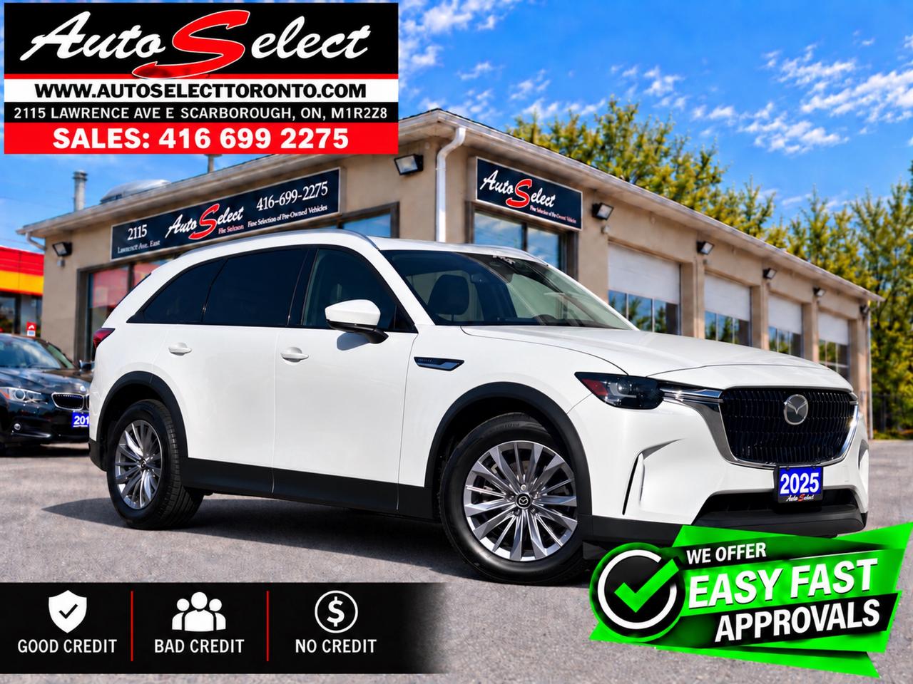 2025 Mazda CX-90 MHEV GS-L AWD - Apple Carplay - Leather - Clean Carfax Photo