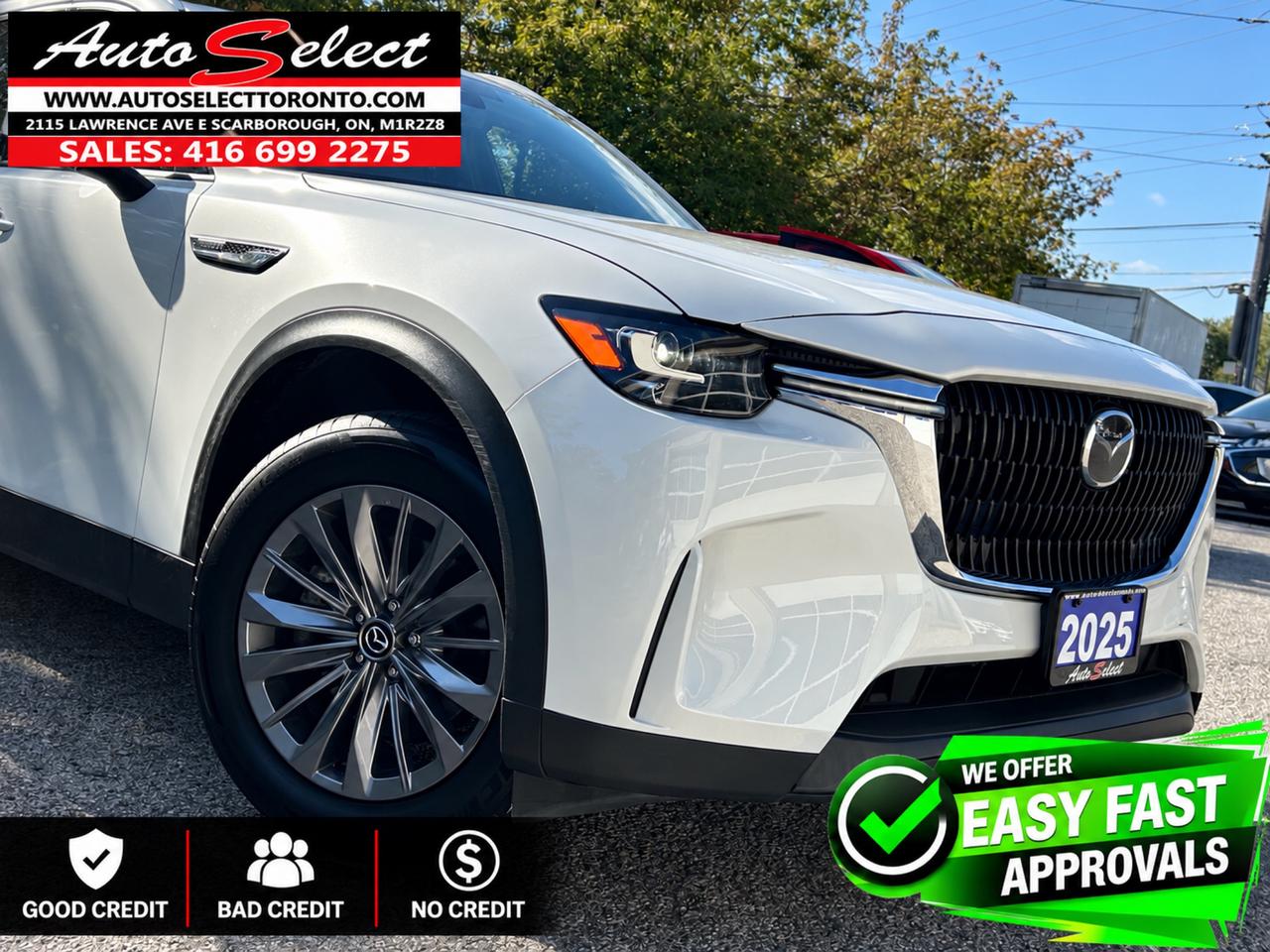 2025 Mazda CX-90 MHEV GS-L AWD - Apple Carplay - Leather - Clean Carfax Photo