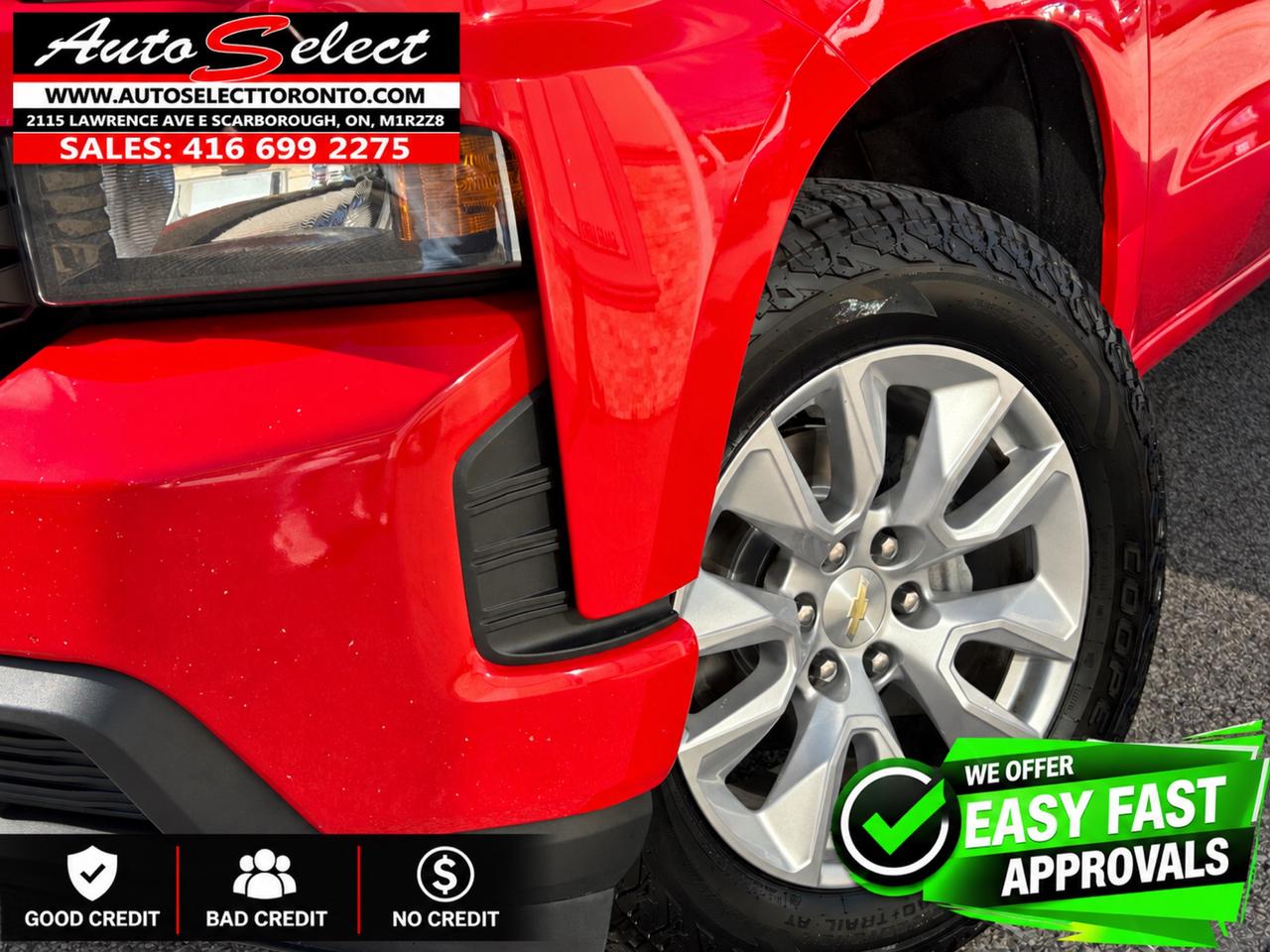 2021 Chevrolet Silverado 1500 Custom 4x4 **5.3L V8** Apple Carplay - Well Maintained Photo