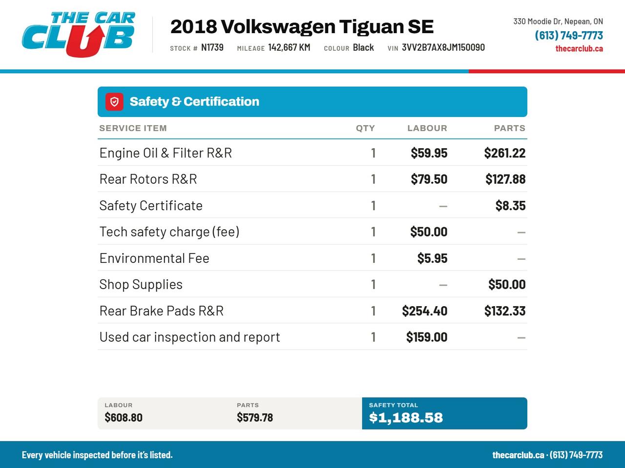 2018 Volkswagen Tiguan COMFORTLINE Photo